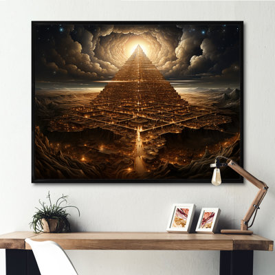 Judaïsme, Mont Moriah, sommet sacré, mystère, clair de lune III, sur toile