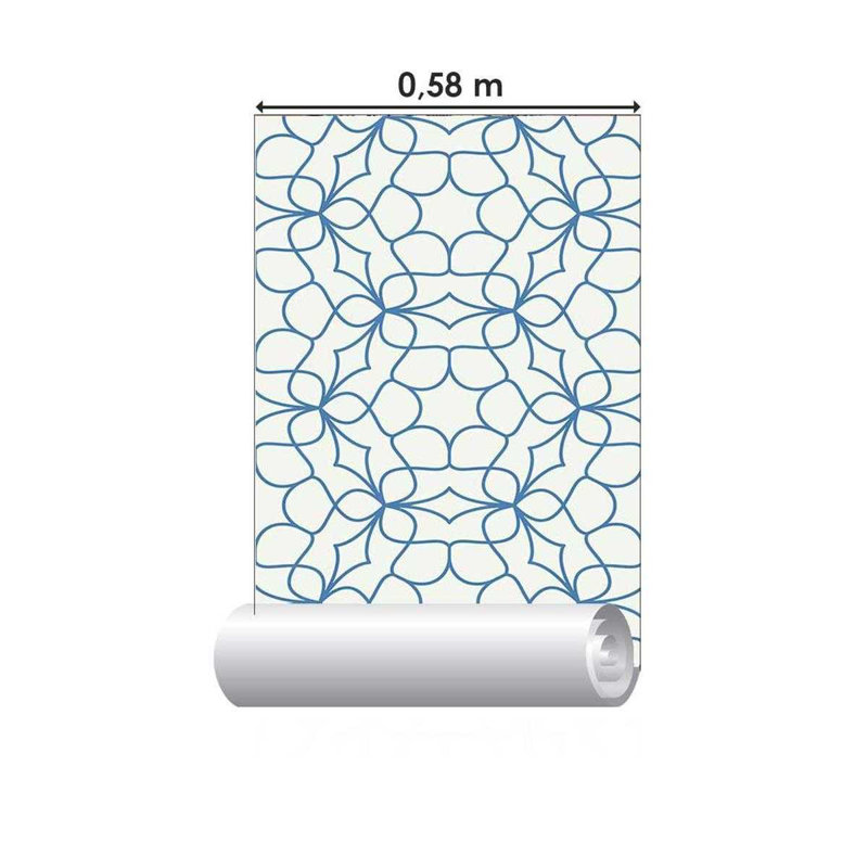 Rouleau de papier peint adhésif doux L 126 po x l 24 po Hyder