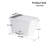 Modern Smart Integrated Toilet With Heated Seat, Automatic Flush, Remote Flush, Foot Sensor Flush, White