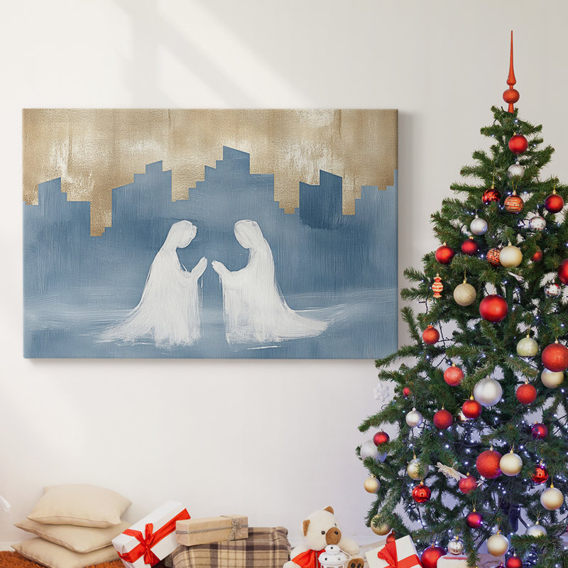 Christmas Holiday Arts - Toile tendue avec châssis, H 24 po x l 36 po