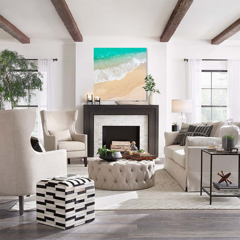 Sandy Beach Print, Acrylic, 24" H x 24" W x 1.5"D