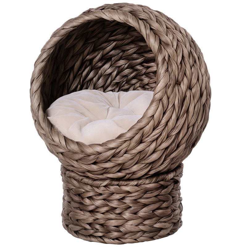 Orthopedic Cotton and Polyester Nest / Cave Hooded Cat Mat Nest Bolster Pet Bed