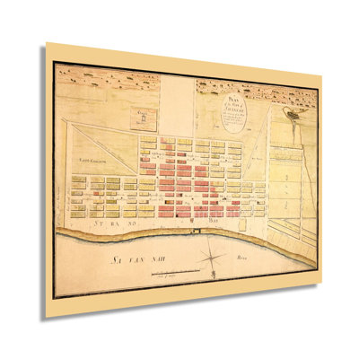 Carte de Savannah, 1796, 1796