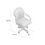 Chaise avec accoudoirs pivotante et inclinable Britney-26660423