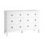 Commode de chambre à coucher à 6 tiroirs l 47 po Dateland-2074101272