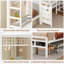 Lit superposé avec 2 bureaux, 6 tiroirs de rangement et 2 boîtes de rangement pour les jouets, petit lit capitaine en métal à DEL pour maximiser l'espace pour 2 enfants-1561635247