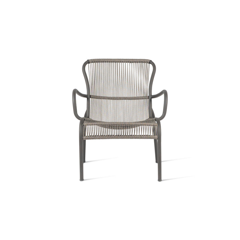 Loop Outdoor Lounge Chair, Gray