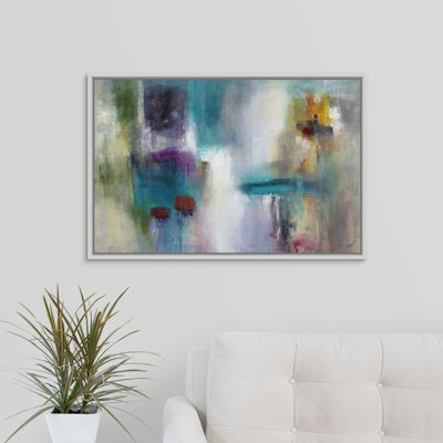 « turquoise rétablissement », peinture sur toile