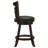 Blevice Wood Swivel Counter Stool Cappuccino-81643035