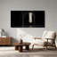 «White Banner», art mural sur toile en marbre noir-133391027
