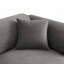 Canapé en velours avec repose-pieds 122 po-1256190889