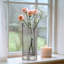  Vase en verre côtelé noir Elara-1831582714