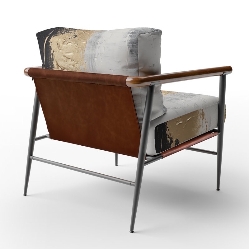 Fauteuil d'appoint rembourré Essential Essential, Noir