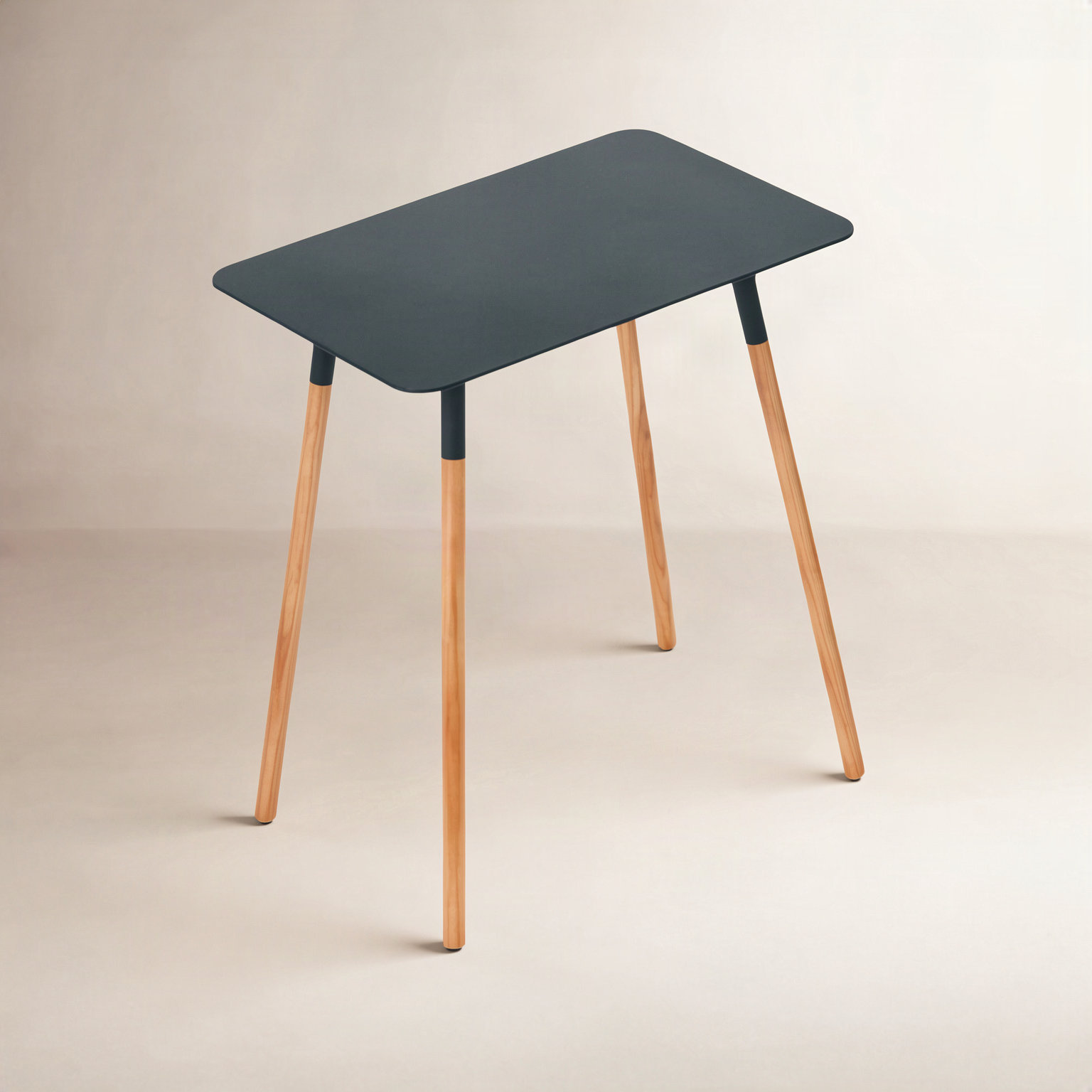 18" End Table, Black