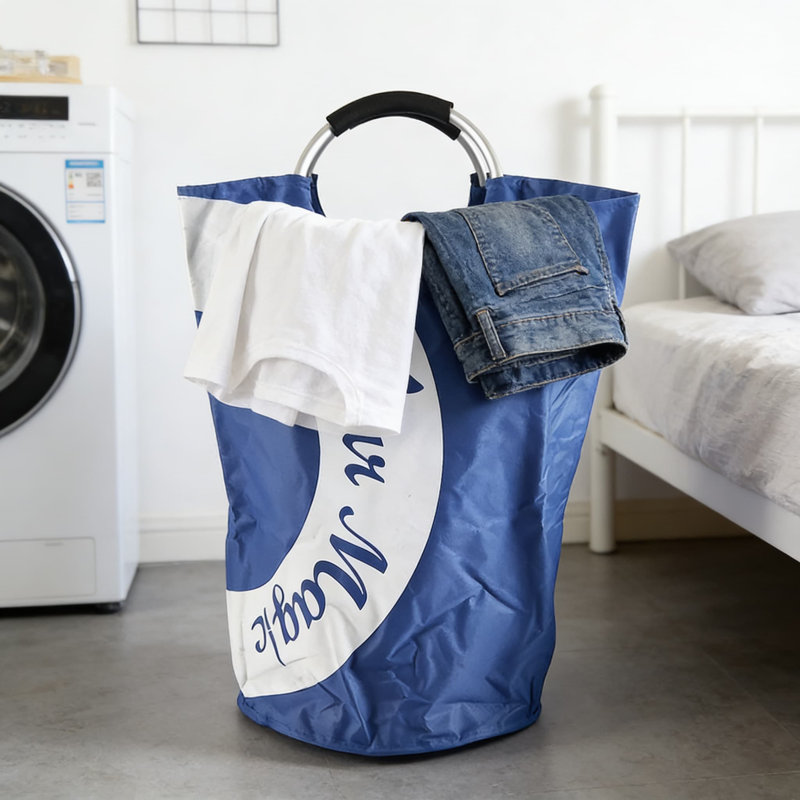 Foldable Laundry Hamper With Handles, Water-Resistant Oxford Fabric Collapsible Storage Basket For Clothes And Garments,Waterproof, Moisture-Proof, Stain-Resistant And Easy To Clean