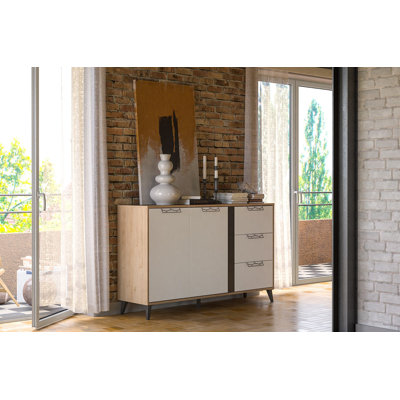 Nasibe 381cm W 3 - Drawer Chest of Drawers
