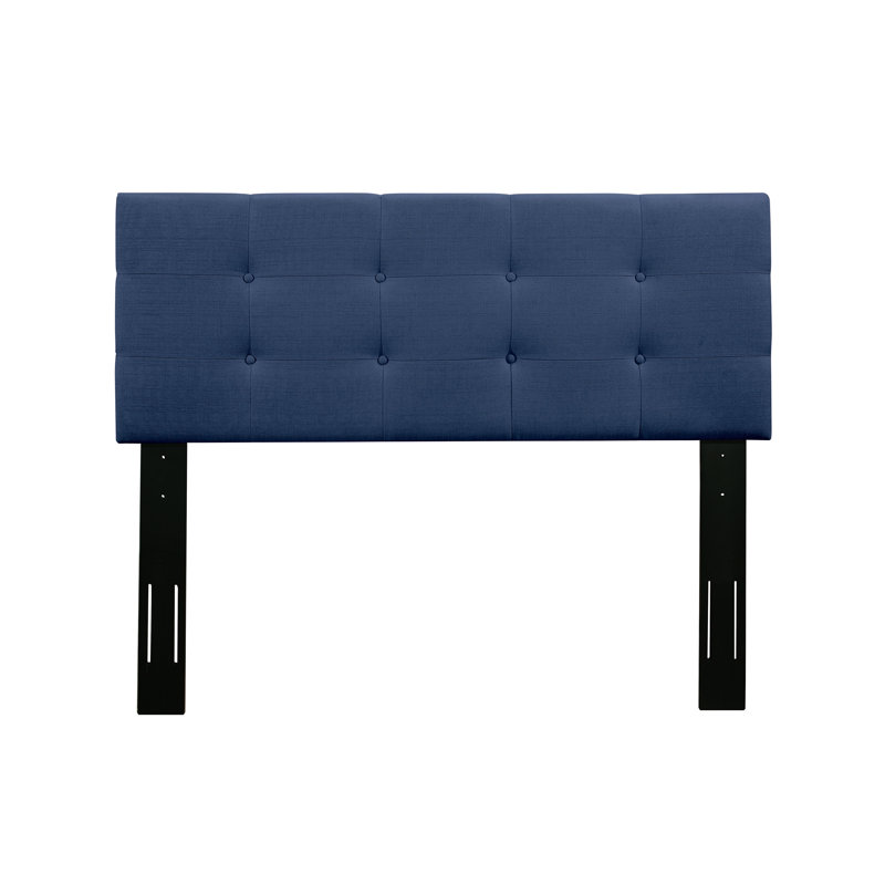 Annifer Upholstered Headboard, Queen, Blue