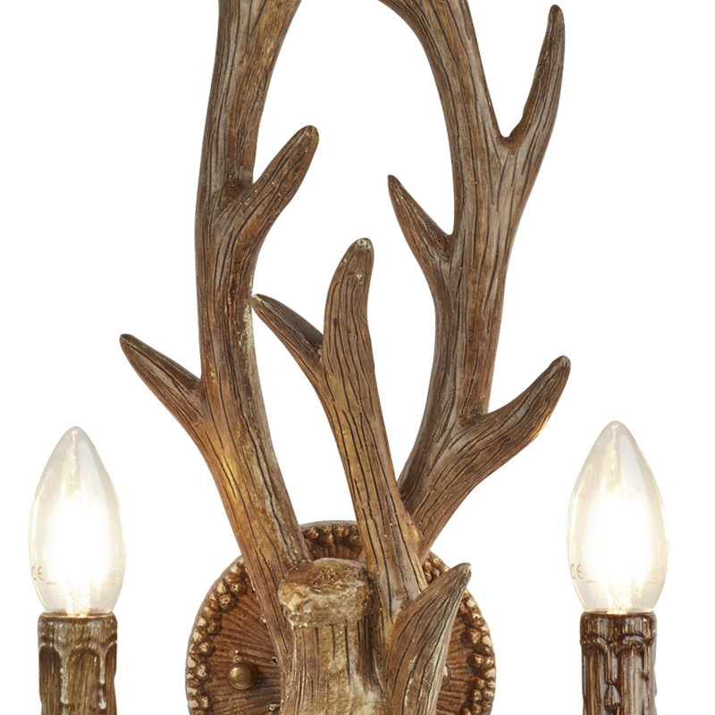 Conerly Resin Candle Wall Light