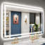 Miroir de meuble-lavabo à DEL avec fonction de mémoire, 3 températures de couleur et éclairage à intensité variable-534123068-534123065