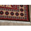 Tapis brun/rouge/beige tissé à la machine