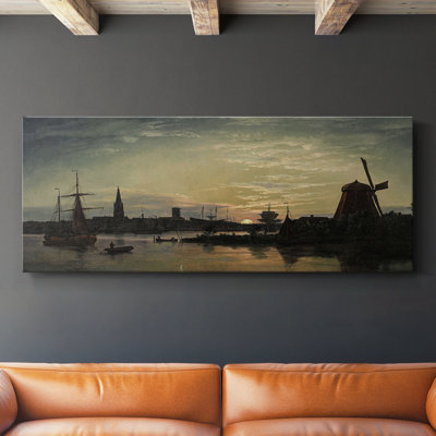 Série nautique-CCCCLXXX-III - Toile tendue avec châssis - Prêt à être accroché