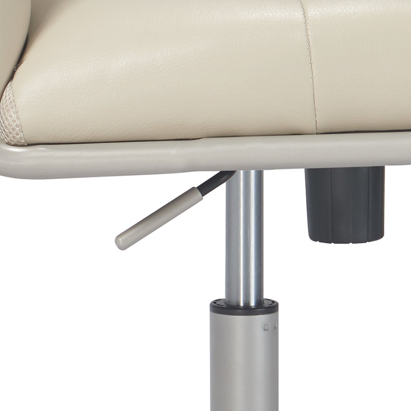 Chaise de bureau Neo, Crème, Argent