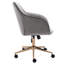 Chaise de bureau ergonomique pivotante à hauteur réglable Schick-1105253297