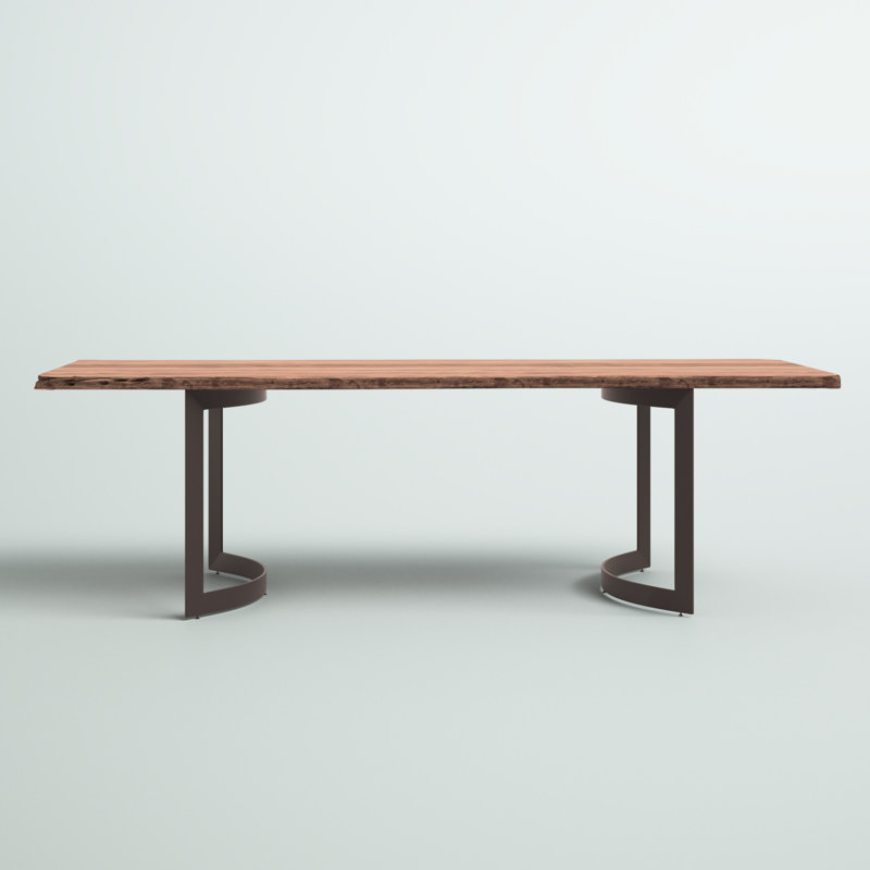 Kenmore Dining Table, 118" L x 40" W, Brown