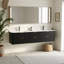 Meuble-lavabo mural moderne avec lavabo et 6 tiroirs Modern-133678034-133678037
