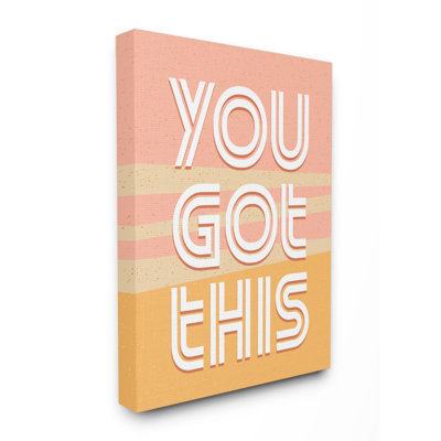«You Got This» par Kim Allen - reproduction d'art textuel