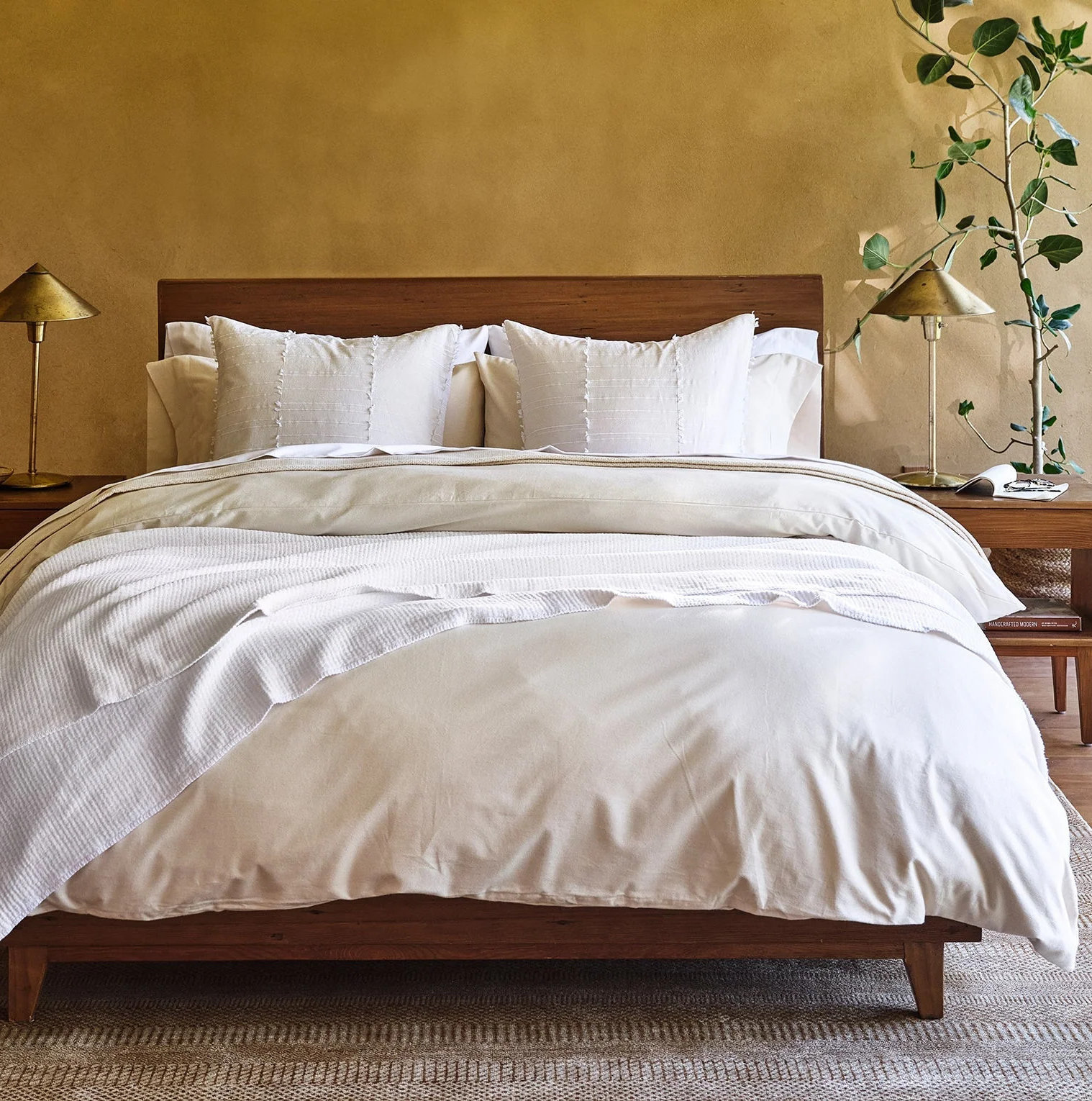 Cloud Organic Cotton Duvet Cover Set, King Duvet Cover, Undyed