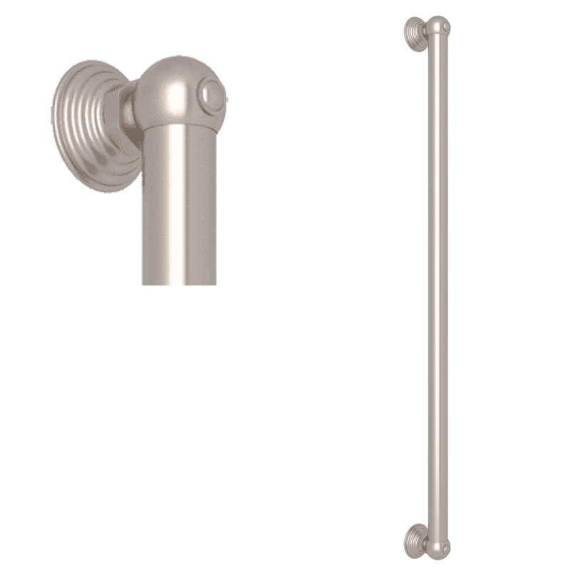 Spa 18" Grab Bar, Satin Nickel, 36" W