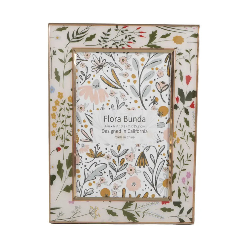 4x6 Wild Flowers Aluminum Frame