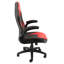 Chaise de bureau en similicuir Lindita