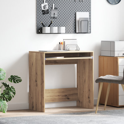 Computer Desk Engineered Wood Compact Simple