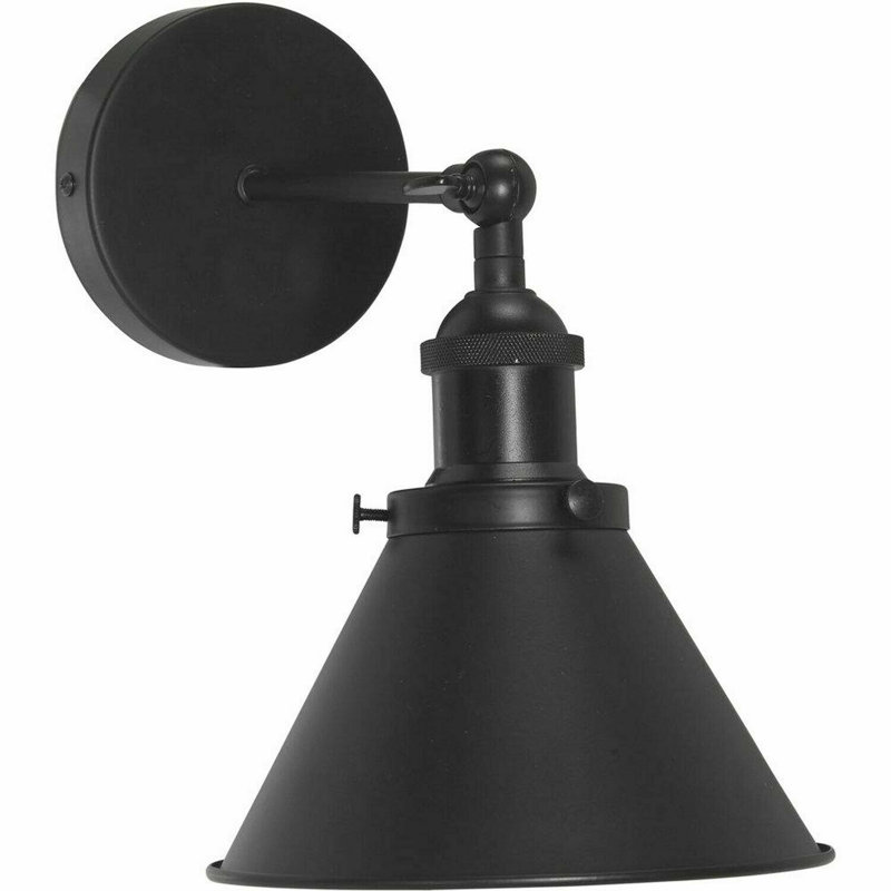 Axtell Armed Sconce, Black/Gold