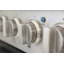 KUCHT Professional 36 po 5,2 pieds cubes Cuisinière à double combustible pour gaz propane avec brûleurs scellés et four à convection en acier inoxydable avec porte de four verte-87227275-87227274
