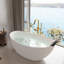 Baignoire autoportante 67 po. X 33,5 po. Crestone