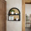 Tablette murale en bois Boho Rattan