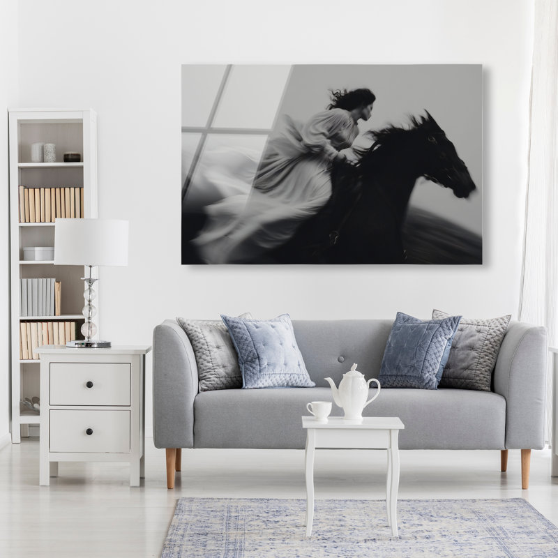 Spirit in Motion High-Gloss Frameless Acrylic Glass Wall Art Animals Print by Oliver Gal, Ready to Hang, 15 x 10, 20"H x 30"W