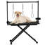 Table de toilettage pliable avec accoudoirs réglables-129595833