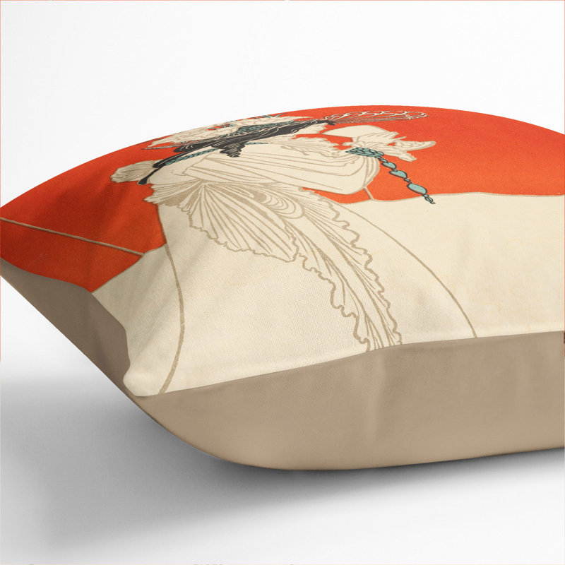 Isolde Square Throw Cushion, 40cm H x 40cm W x 15cm D, Stone