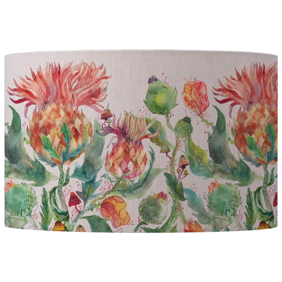 Enchanting Thistle Cotton in Multicolour