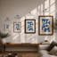 Interlocking Forms Mid-Century - Framed Print-1125416614-1125416611