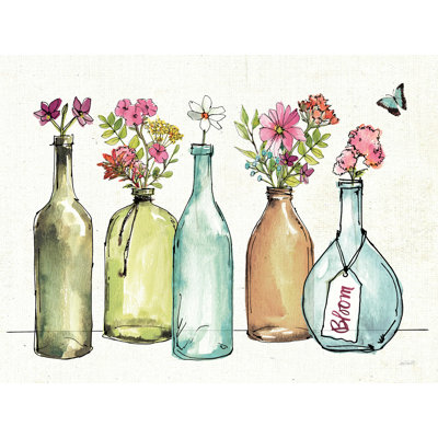 «Simply Petals IV» par Anne Tavoletti, reproduction sur toile