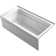 Archer® 66" X 32" Integral Apron Whirlpool with Integral Flange and Left-Hand Drain