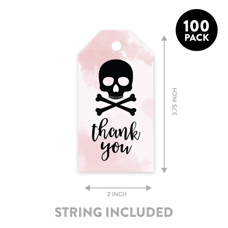 Sacs-cadeaux jetables en papier Skull