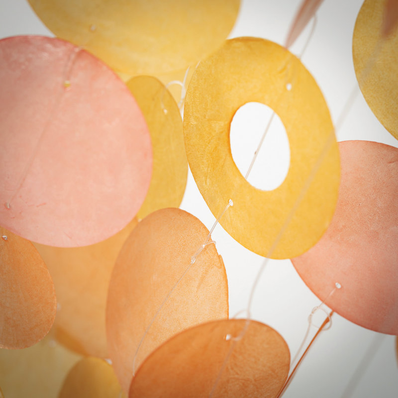 Sunlit Bay Glass Abstract Wind Chime