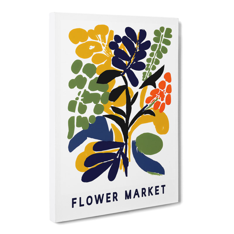 Summer Flower Market - Wrapped Canvas, 50cm H x 35cm W x 3cm D