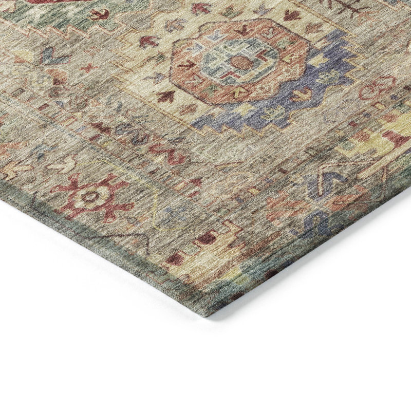 Tapis intérieur / extérieur lavable à la machine Kadyn ACN2227, Rectangle 10 pi x 14 pi